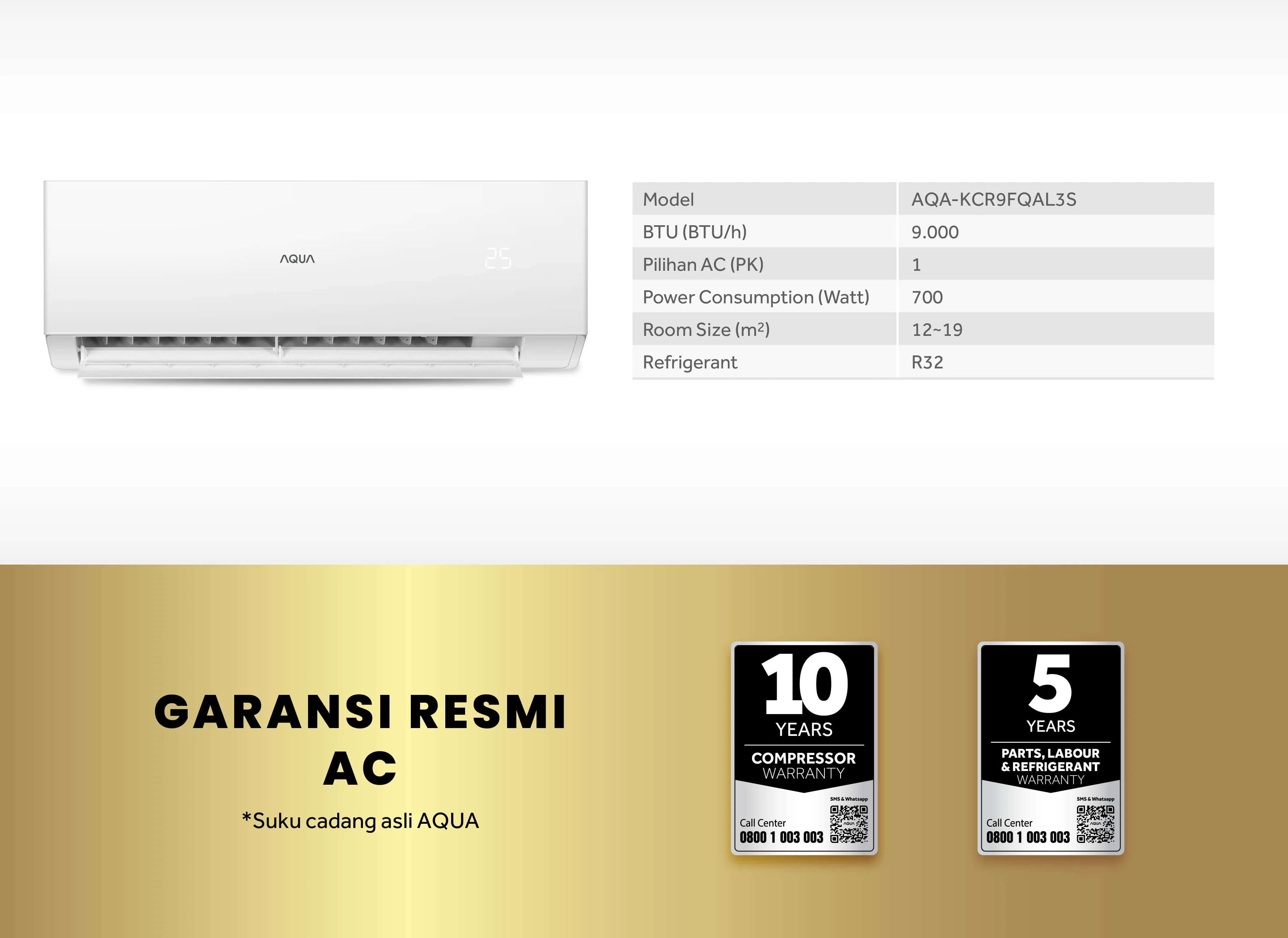AC AQUA Elektronik AQA-KCR9FQAL3